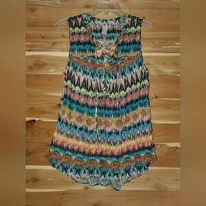 No Boundaries Multicolor Sleeveless Shirt